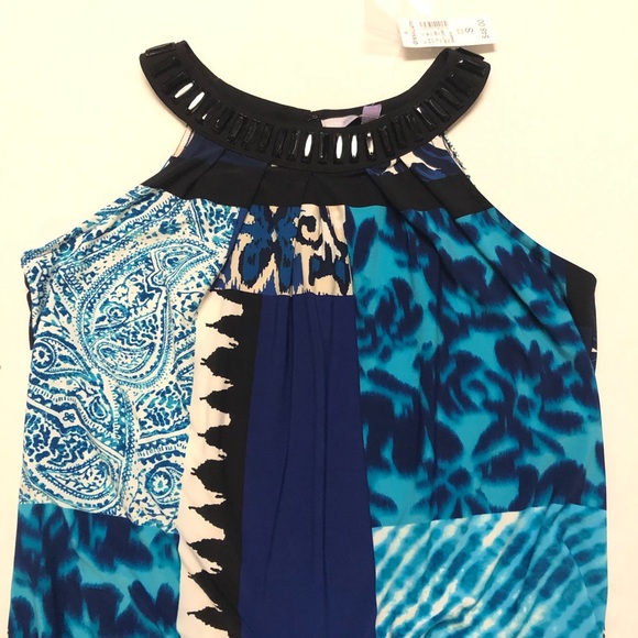 NWT Lux by carman shift dress small boho - Picture 2 of 7